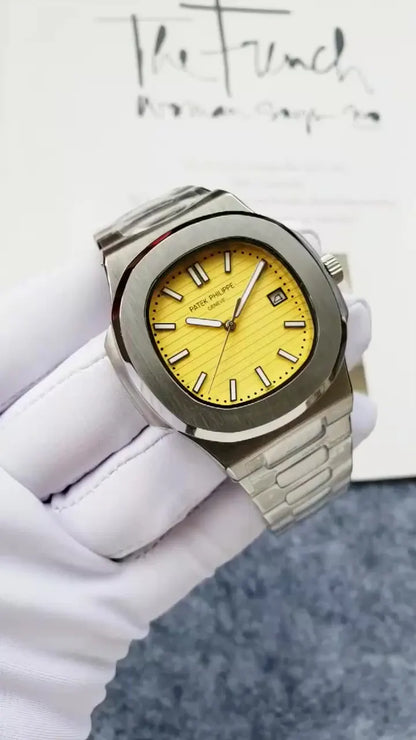 Patek Philippe Yellow Dial - Hình 2