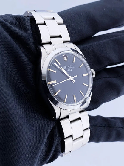 Rolex Air-King Black Dial Vintage - Hình 4