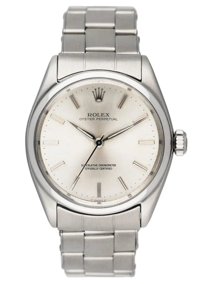 oyster Rolex Silver Dial Stainless
