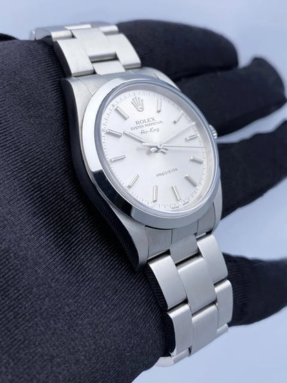 Rolex Air-King Silver Precision - Hình 4