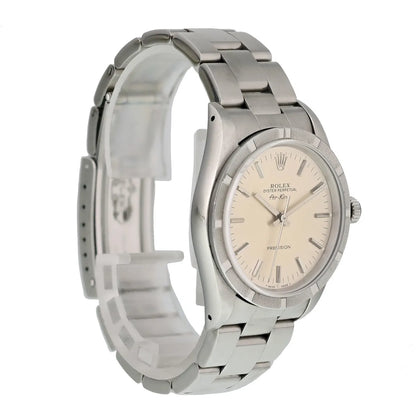 Vintage Rolex Air-King Silver Dial - Hình 3