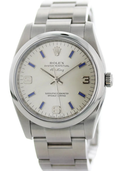 Rolex Air-King Silver Dial stainless - Hình 2