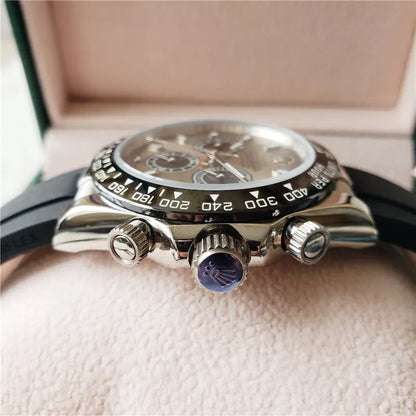 Daytona Silver Dial Rubber - Hình 3