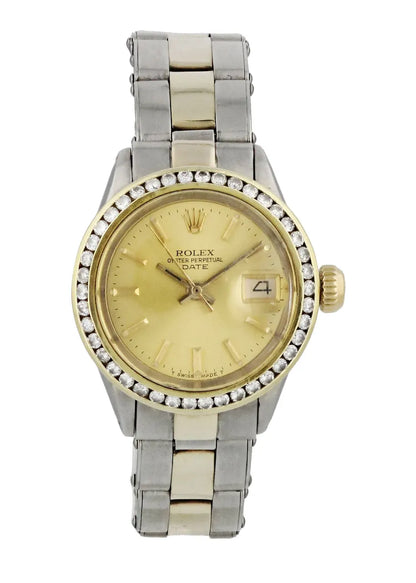 Rolex Diamond Bezel Two-Tone - Hình 2