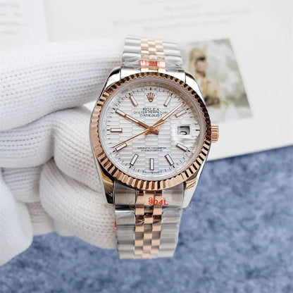 Rolex Datejust White Honeycomb - Hình 7