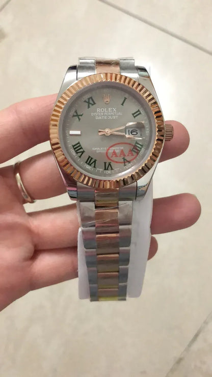 Rolex Datejust Slate Dial two - Hình 3