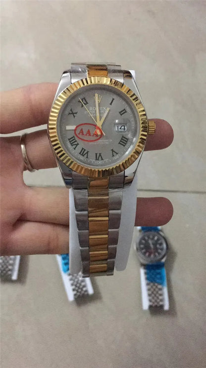 Rolex Datejust Slate Dial two - Hình 6