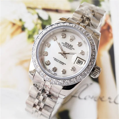 mother Rolex Datejust Diamond Bezel - Hình 5