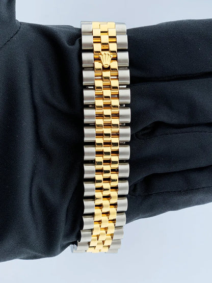 Rolex Black Motif Dial Two-Tone - Hình 4