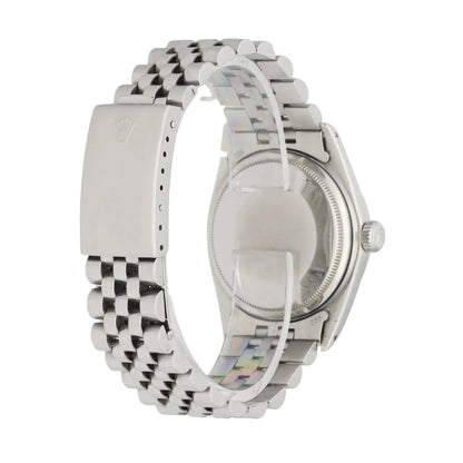 ref Rolex Datejust Black Dial Steel Jubilee - Hình 4