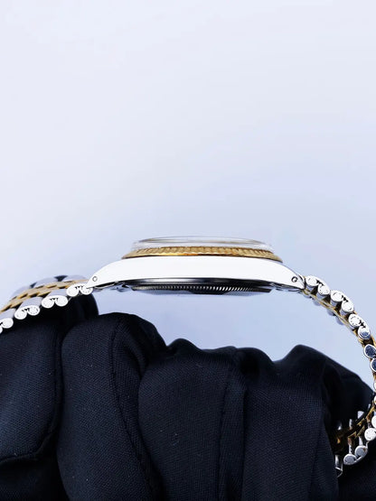 datejust Rolex Silver Dial Jubilee - Hình 4