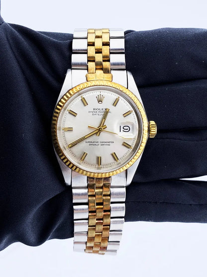 datejust Rolex Silver Dial Jubilee - Hình 2