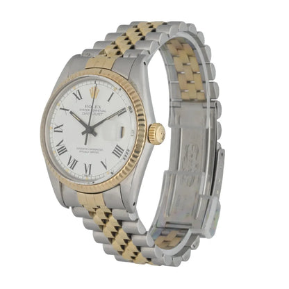 Rolex White Roman Datejust Jubilee - Hình 2