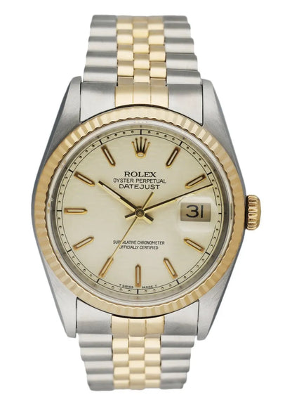 Datejust Silver Wave Dial Two-Tone