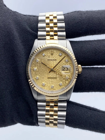 Rolex Two-Tone Gold Logo Dial