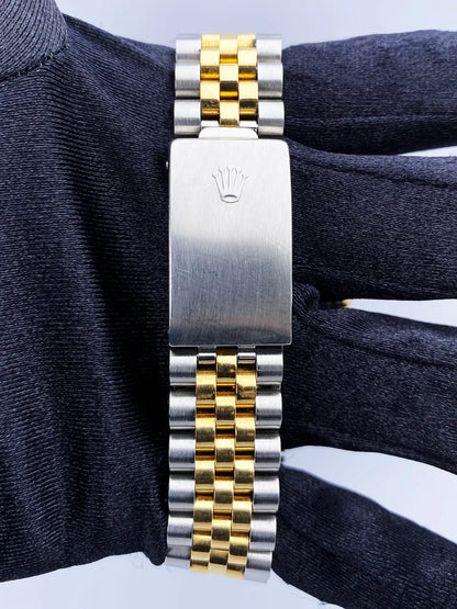Rolex Black Dial Two-Tone - Hình 8