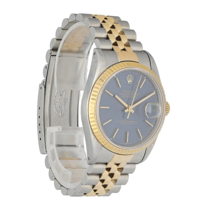 Rolex Datejust Blue Dial Two-Tone jubilee - Hình 3