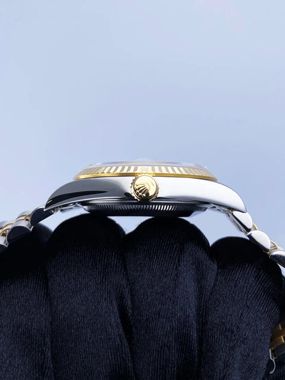 Rolex Blue Diamond Datejust Two-Tone - Hình 4