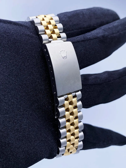 Rolex Blue Diamond Datejust Two-Tone - Hình 6