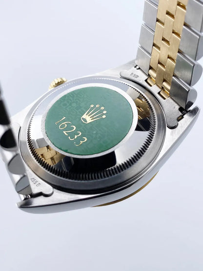 Rolex Two-Tone Gold Champagne datejust fluted - Hình 8