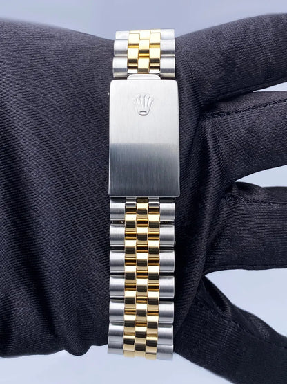 Rolex Two-Tone Gold Champagne datejust fluted - Hình 7