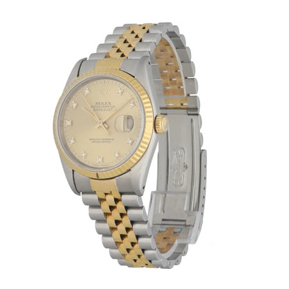 Rolex Two-Tone Diamond Hour Markers