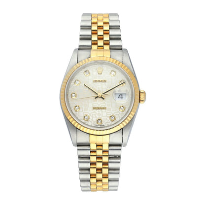 Rolex Two-Tone Diamond Logo - Hình 3