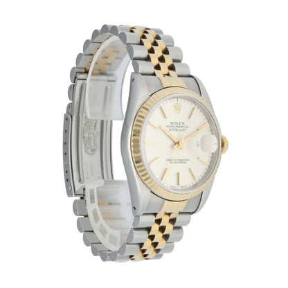 Rolex Two-Tone Silver Dial datejust - Hình 3