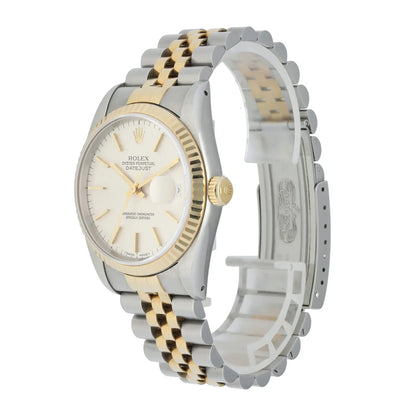 Rolex Two-Tone Silver Dial datejust - Hình 2