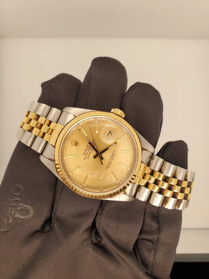 Rolex Two-Tone Champagne Dial datejust - Hình 5