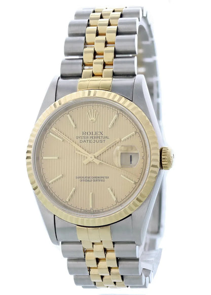 Rolex Two-Tone Gold Fluted
