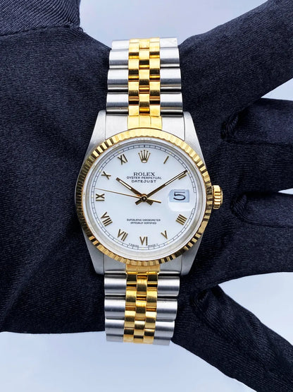 Rolex Datejust White Roman Numeral - Hình 2