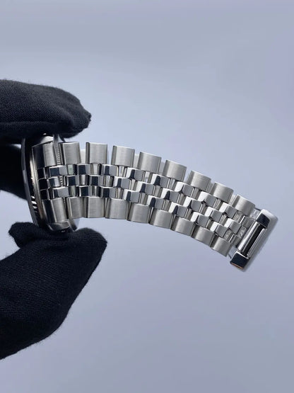 dial Rolex Silver Tapestry Datejust - Hình 8