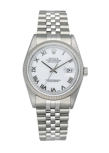 Rolex Datejust White Roman Dial stainless steel - Hình 5