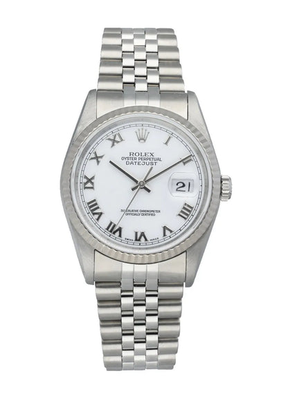 Rolex Datejust White Roman Dial stainless steel