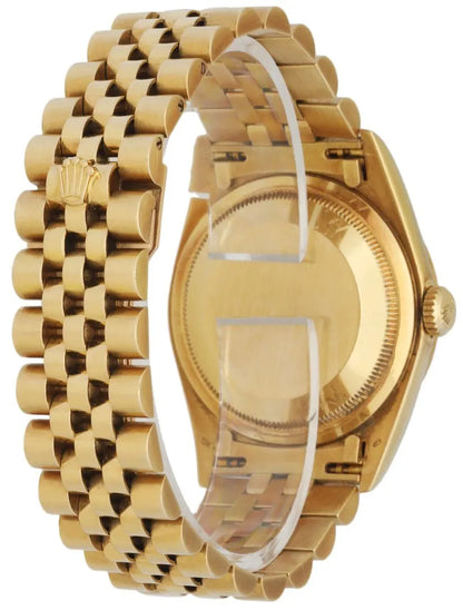 Rolex Gold Blue Diamond Dial datejust - Hình 4