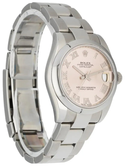 Rolex Pink Roman Datejust - Hình 3