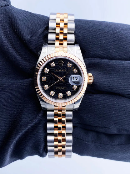 Rolex Black Diamond Jubilee Two-Tone - Hình 3