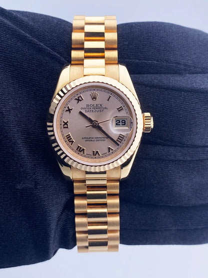 Rolex Gold Pink Dial - Hình 3