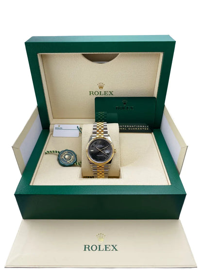 Datejust Rhodium Green Roman - Hình 2