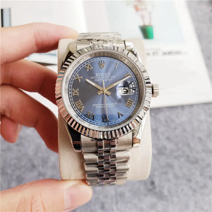 Rolex Blue Roman Dial datejust - Hình 5