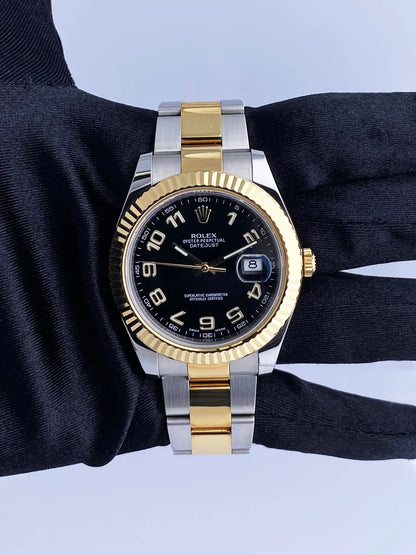 Rolex Two-Tone Black Arabic - Hình 2