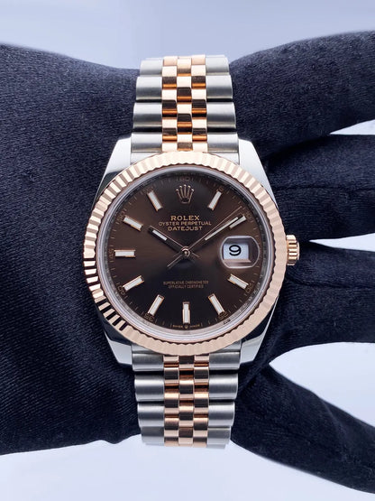 Rolex Chocolate Dial Two-Tone datejust - Hình 3