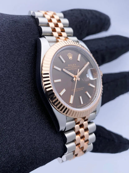 Rolex Chocolate Dial Two-Tone datejust - Hình 4