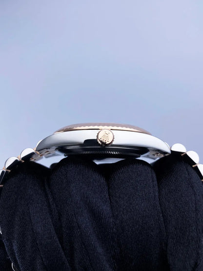 datejust Rolex Chocolate Diamond Dial - Hình 5