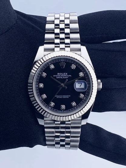 Rolex Black Diamond Dial - Hình 2