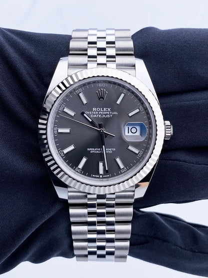 Rolex Datejust Slate Dial stainless steel - Hình 3