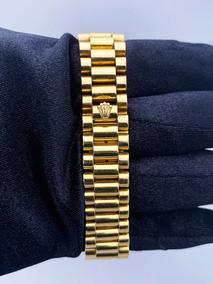 Rolex Gold Blue Diamond Datejust - Hình 8