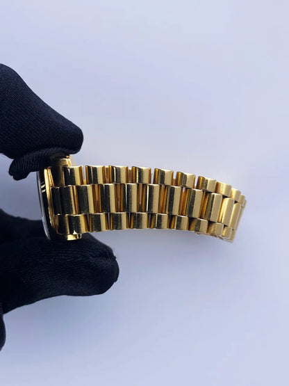 Rolex Gold Blue Diamond Datejust - Hình 9