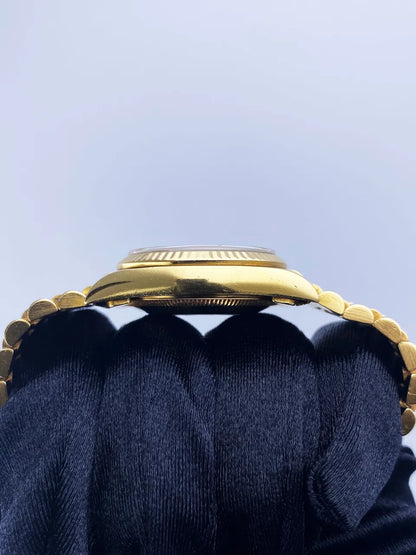 Rolex Gold Blue Diamond Datejust - Hình 6